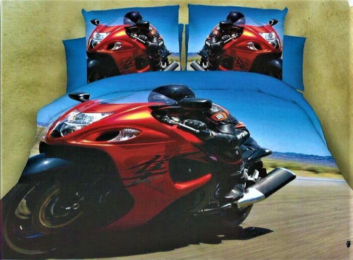 Pościel Motocyklista Bawełniana 3D 160x200cm